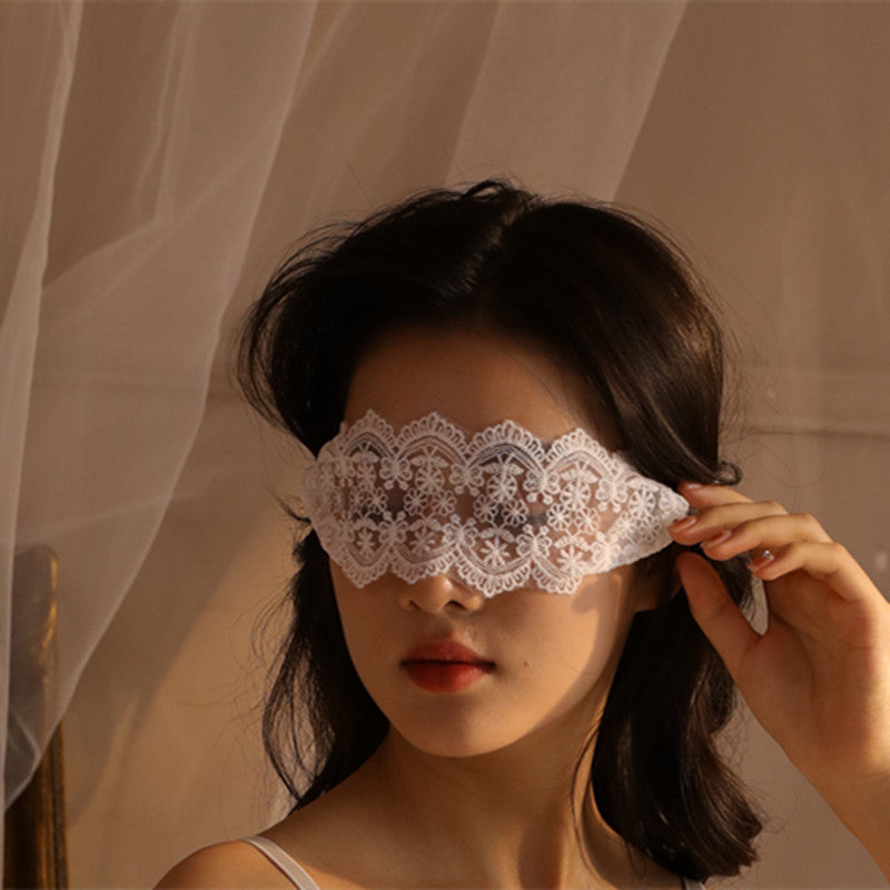 Sexy Underwear Sexy Lace Perspective Embroidered Hollow Eye Mask Adjustable Adult Products Strap Accessories Generation Hair
