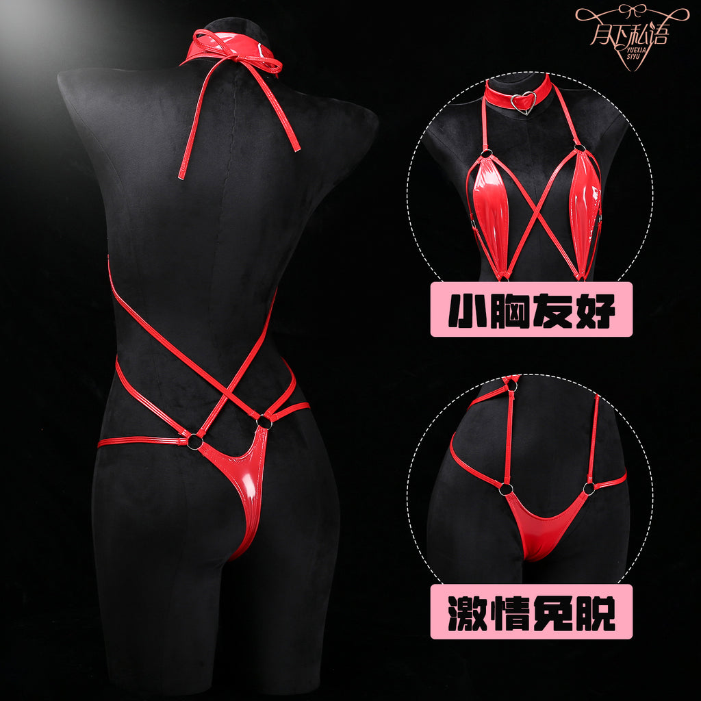 The month whispers sexy underwear dead water conjoined fishing system binding suit open crotch fun wholesale 133