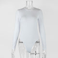 2025 Europe and the United States cross-border autumn and winter women's clothing Amazon casual base coat long sleeve tight jumpsuit bodysuit