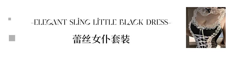 Japanese Lace Anime Cosplay Costume High Quality Black White Maid Outfit Apron Dress Cute Sexy Lingerie Couple Games Sex Uniform