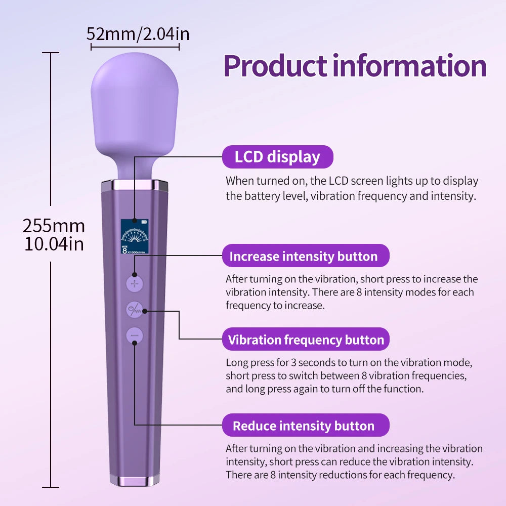 Sex Machine Powerful Clitoral Vibrator Sex Toys for Women AV Magic Wand Massage Stick Vibtator for Women  Adult Toy  Dildo