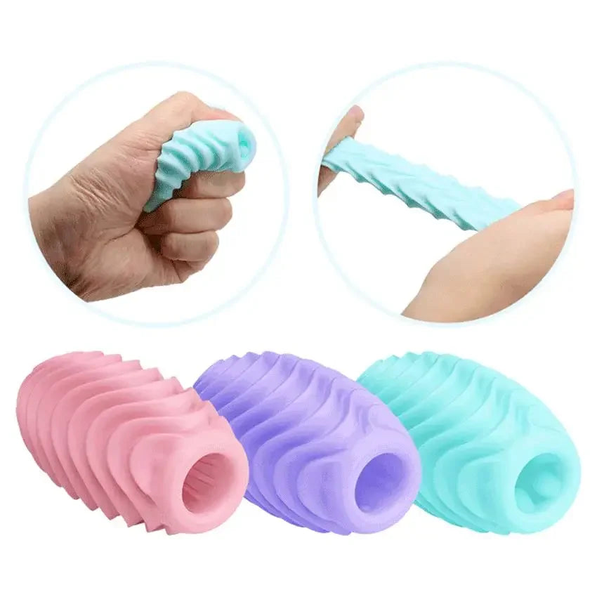 Male Masturbator Egg Erotic Toy for Adultl Silicone Penis Exercise Masturbation Cup Sex Toys for Men Protable Blowjob Sex Shop