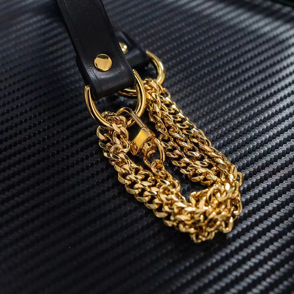 SM Genuine Leather Erotic Collar Punk Collar Choker Neckband Adult Couple Bondage Cosplay Luxury Necklace Personality Fashion
