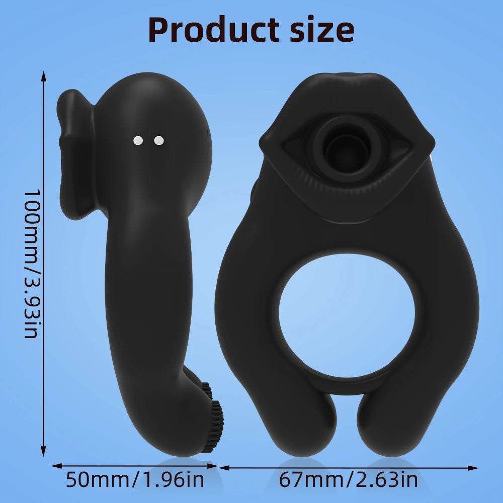 Anello vibrante per coppie in silicone – TWOSX