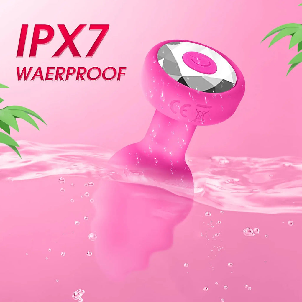 Anal Plug Vibrating Butt Plug Adult Sex Toys with APP & Remote Control Clitoral Vibrator 10 Vibration Modes for Men Women Couple