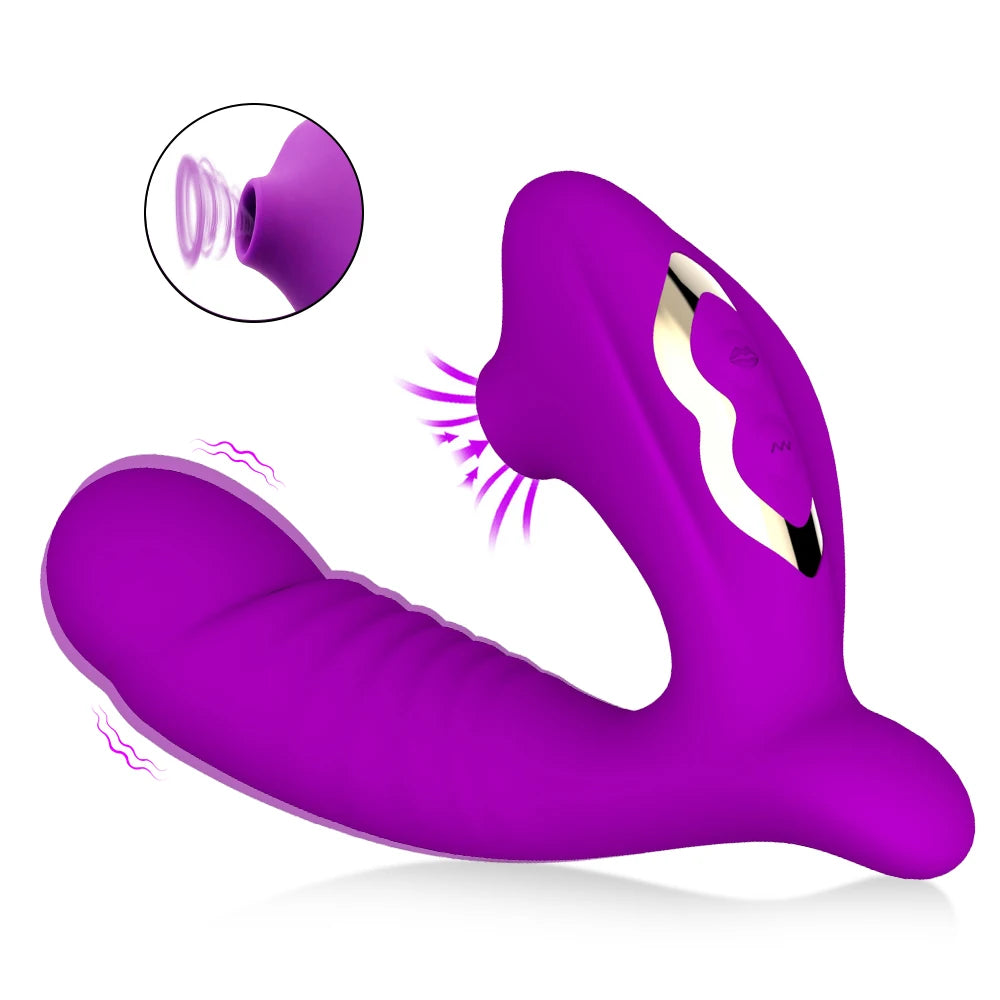Female Sexual Toy With Vibrating Function For Sucking And Clamping On A Penis 10-Frequency Suction And Vibration Adult Product