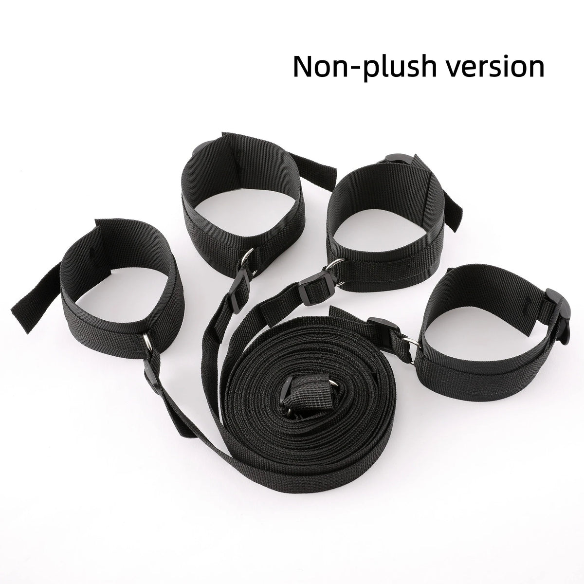 Bed Bondage Restraint Set Adjustable Wrist Ankle Cuffs Comfortable Couples Handcuffs Adult Sex SM Game Lover Intimate Play Kit