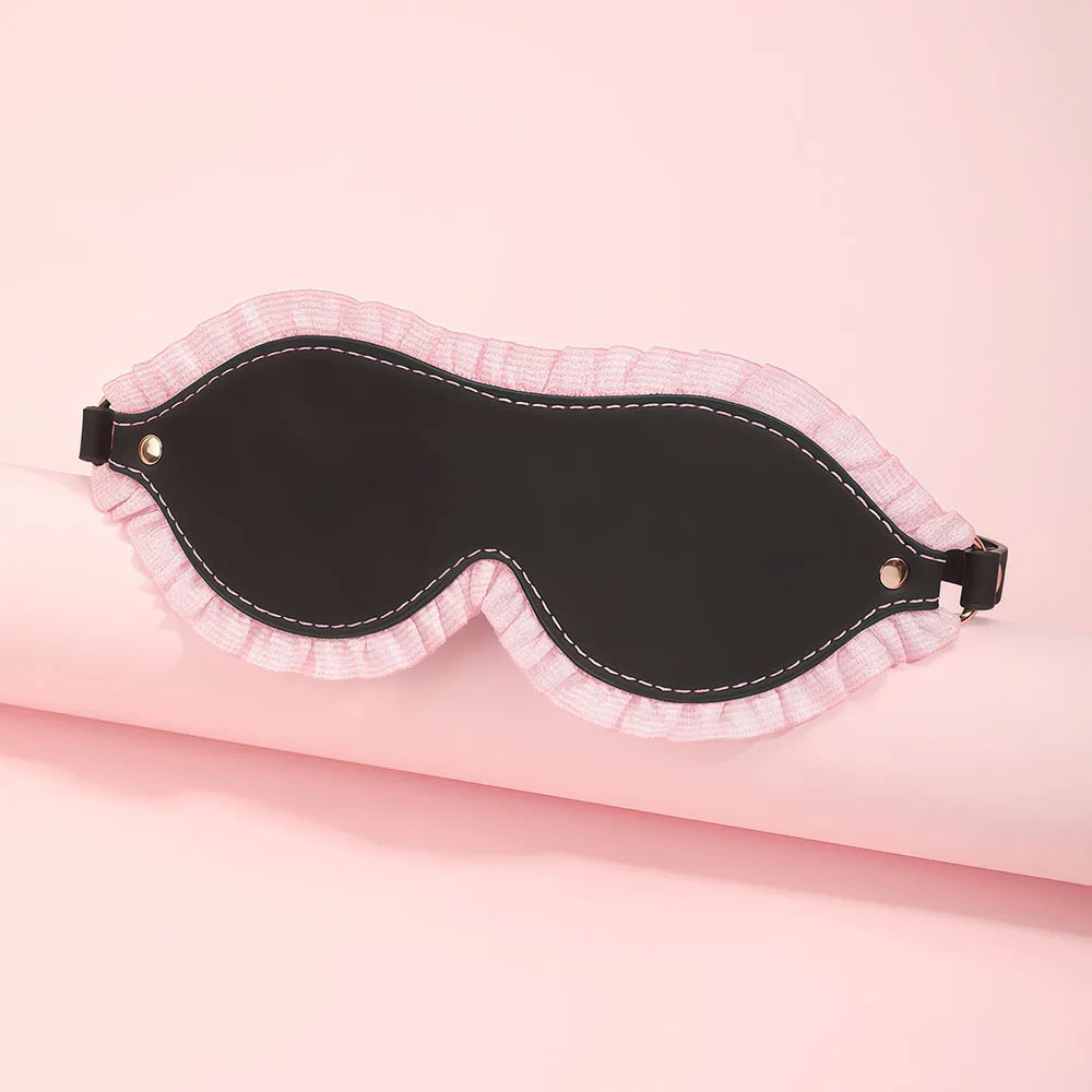6 PCS BDSM Products Bondage Sex Toy Kits Maid Role Play Restraints Kit Sex Toys Handcuffs Collar Gag Eye Mask Couples Sex Tools