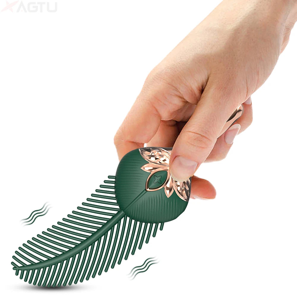 Vibratore intimo in silicone con comandi manuali – POMFW