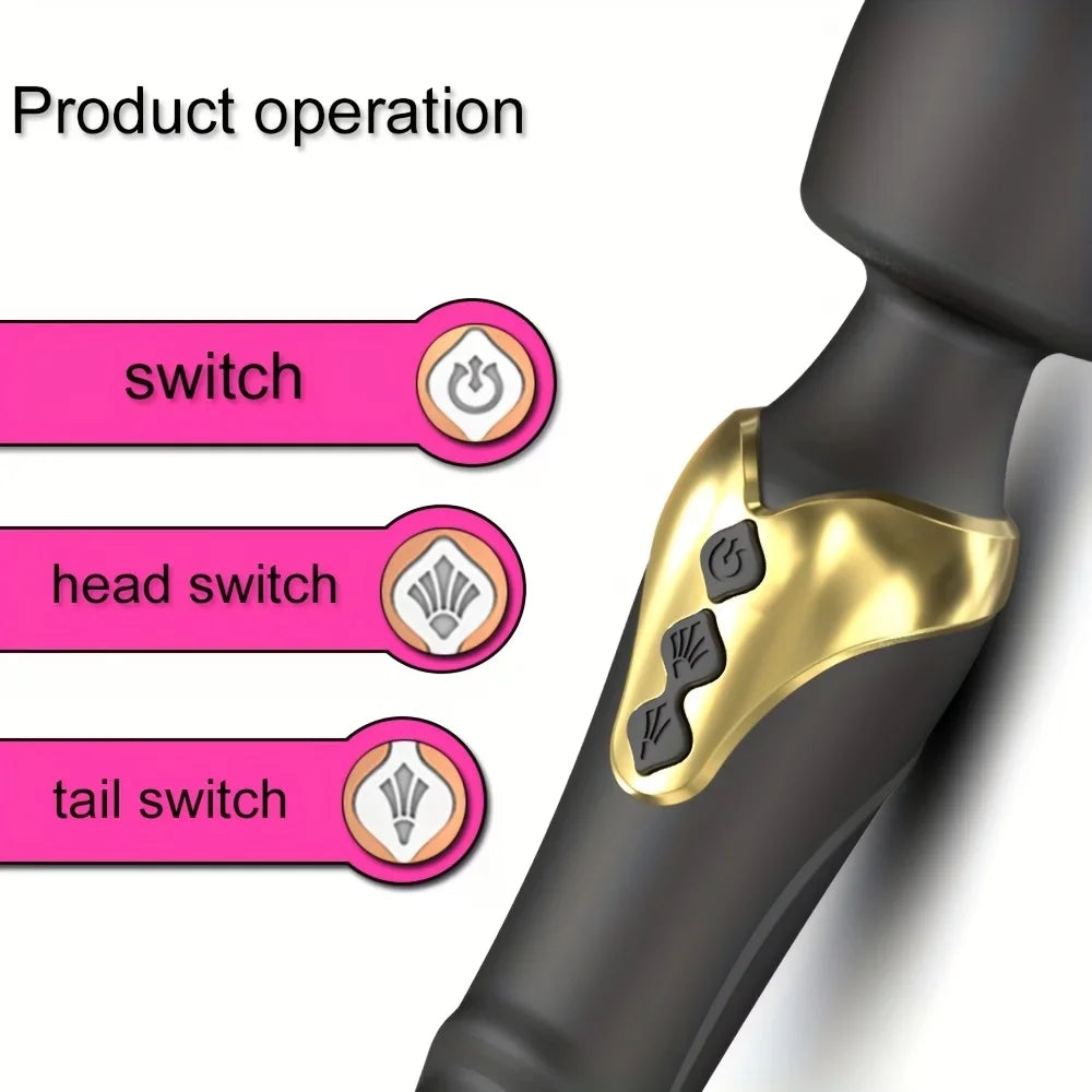 Sex Toys for Woman Powerful AV Vibrator G-Spot Vagina Stimulator Dildos Clitoris Nipples Breast Massager Masturbator Sex Toys18+