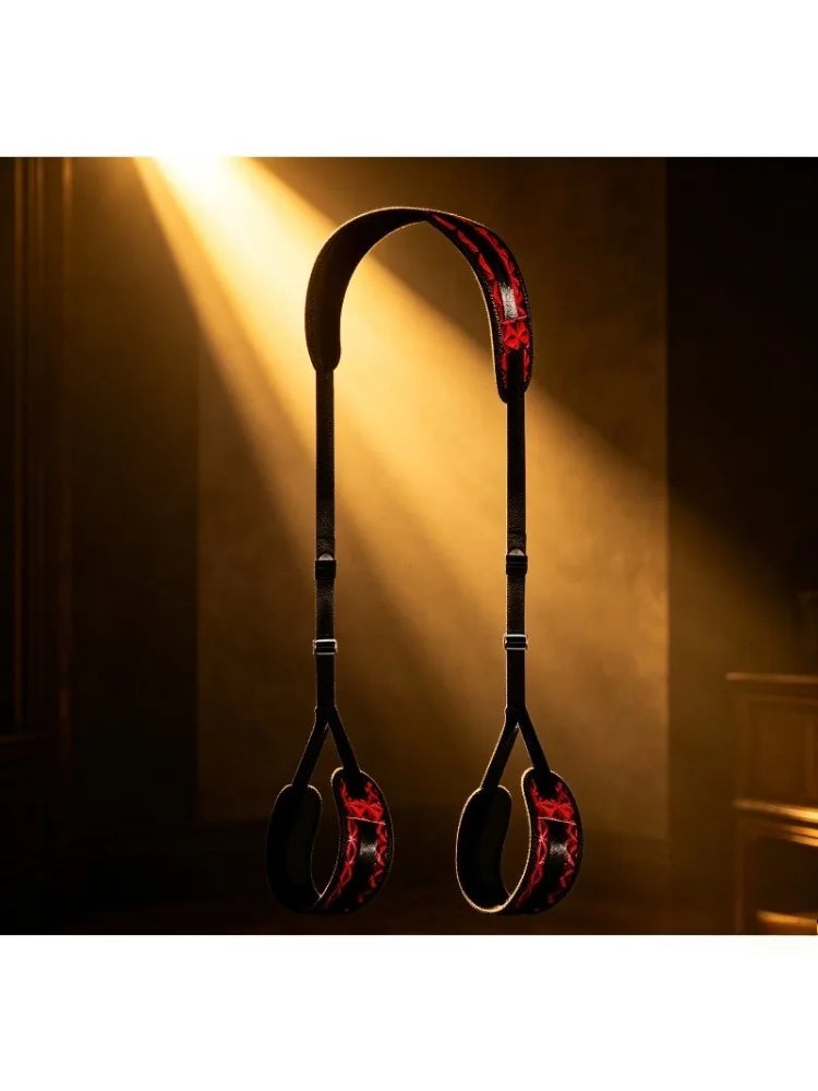 Sexual BDSM Sex Toys Sex Bondage Wrist and Thigh Restraints Set SM Sex Bondage Leg Clamps with Adjustable Straps, Sex Toys Kit