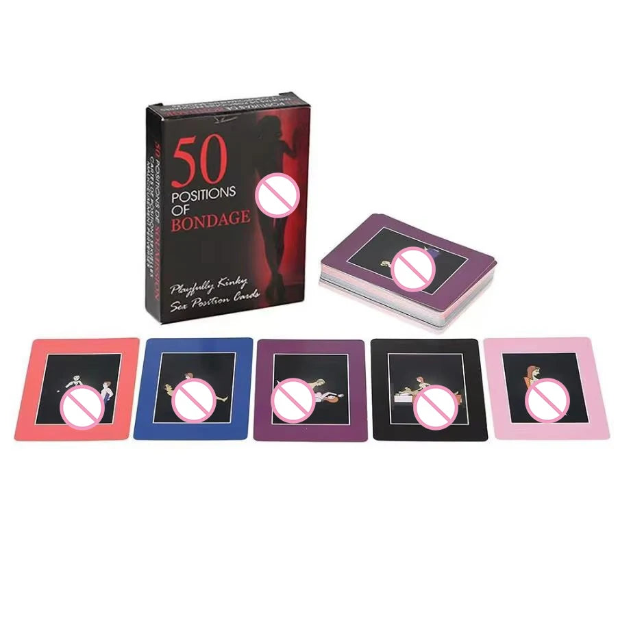 English Sexual Position Cards Role Playing Adult Games Bedroom Commands A Year Of Sex Toys For Couples 18+ Erotic Products