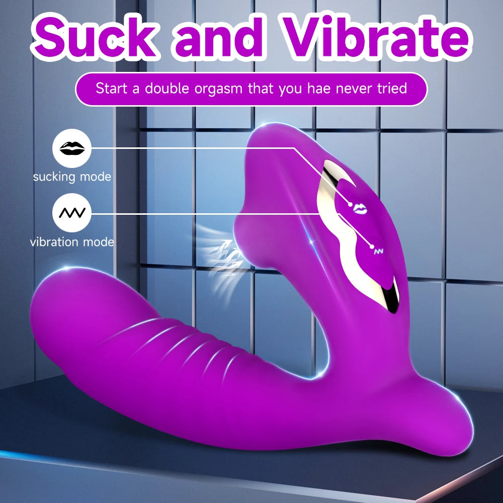 Female Sexual Toy With Vibrating Function For Sucking And Clamping On A Penis 10-Frequency Suction And Vibration Adult Product