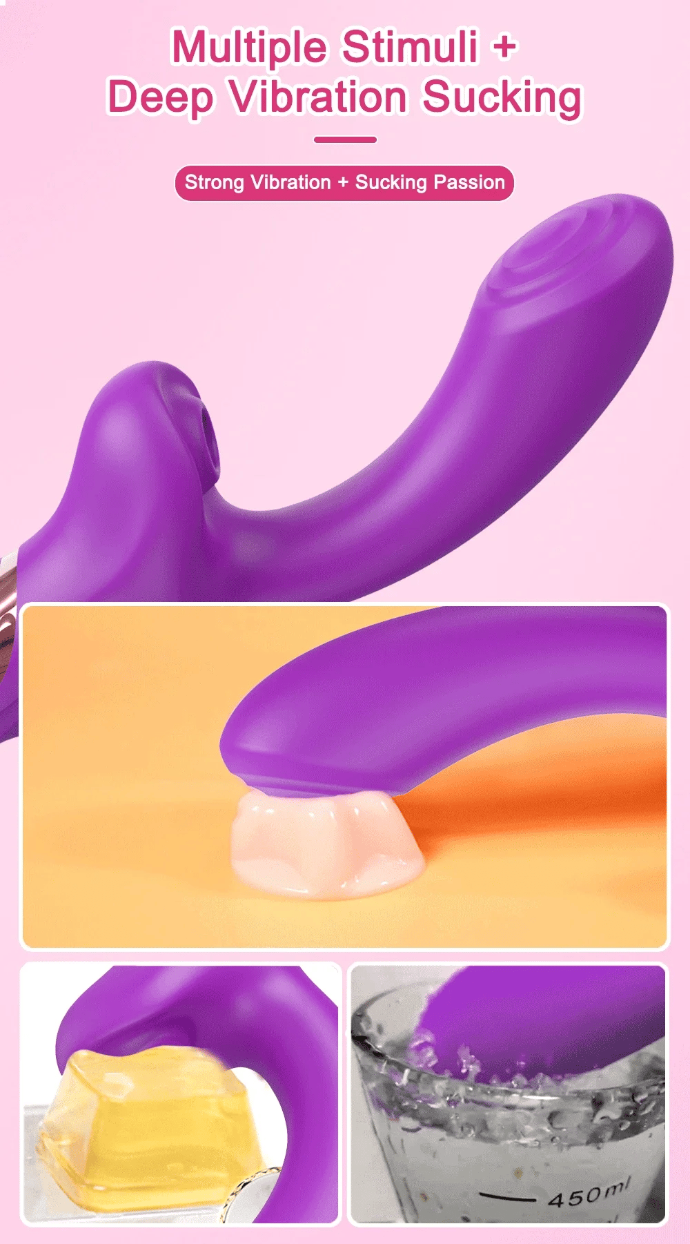 Clit Sucker Vagina Vibrator for Women G-Spot Clitoris Nipples Stimulator Female Masturbation Adult Goods Sex Toy for Women 18+
