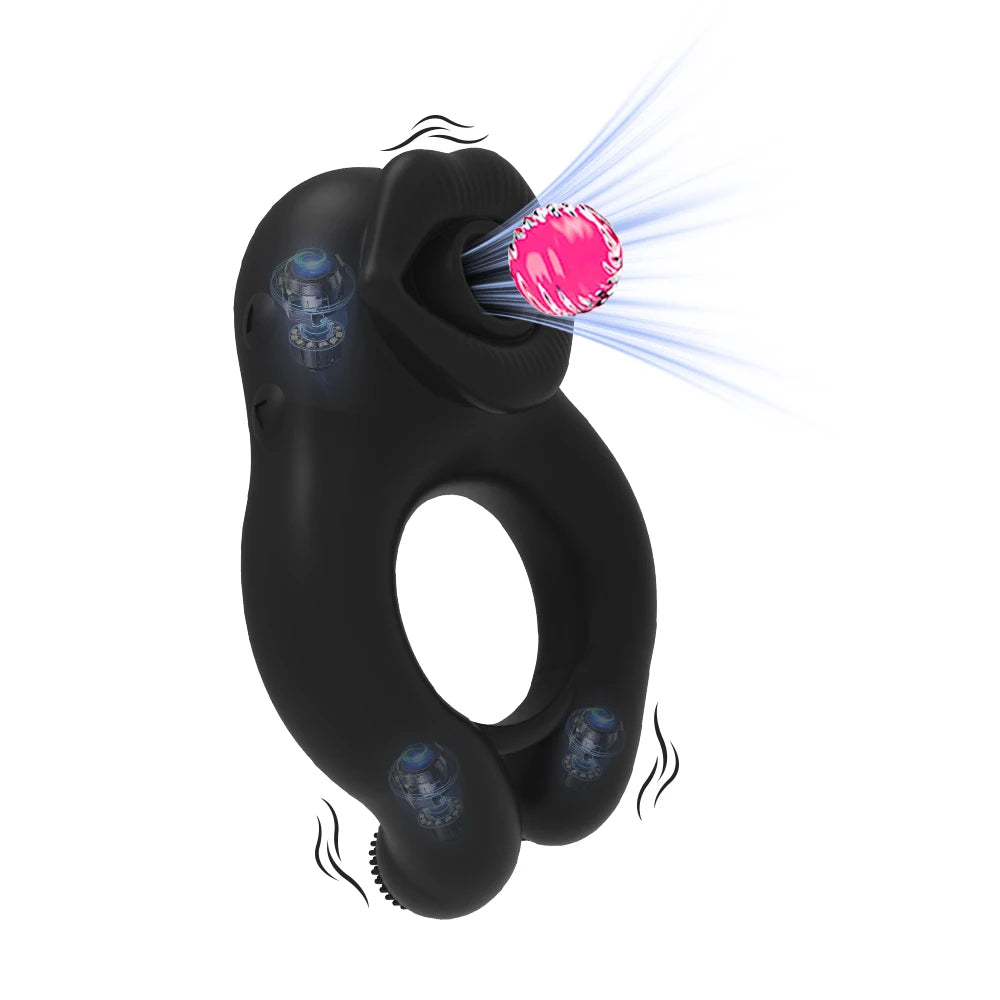 Anello vibrante per coppie in silicone – TWOSX