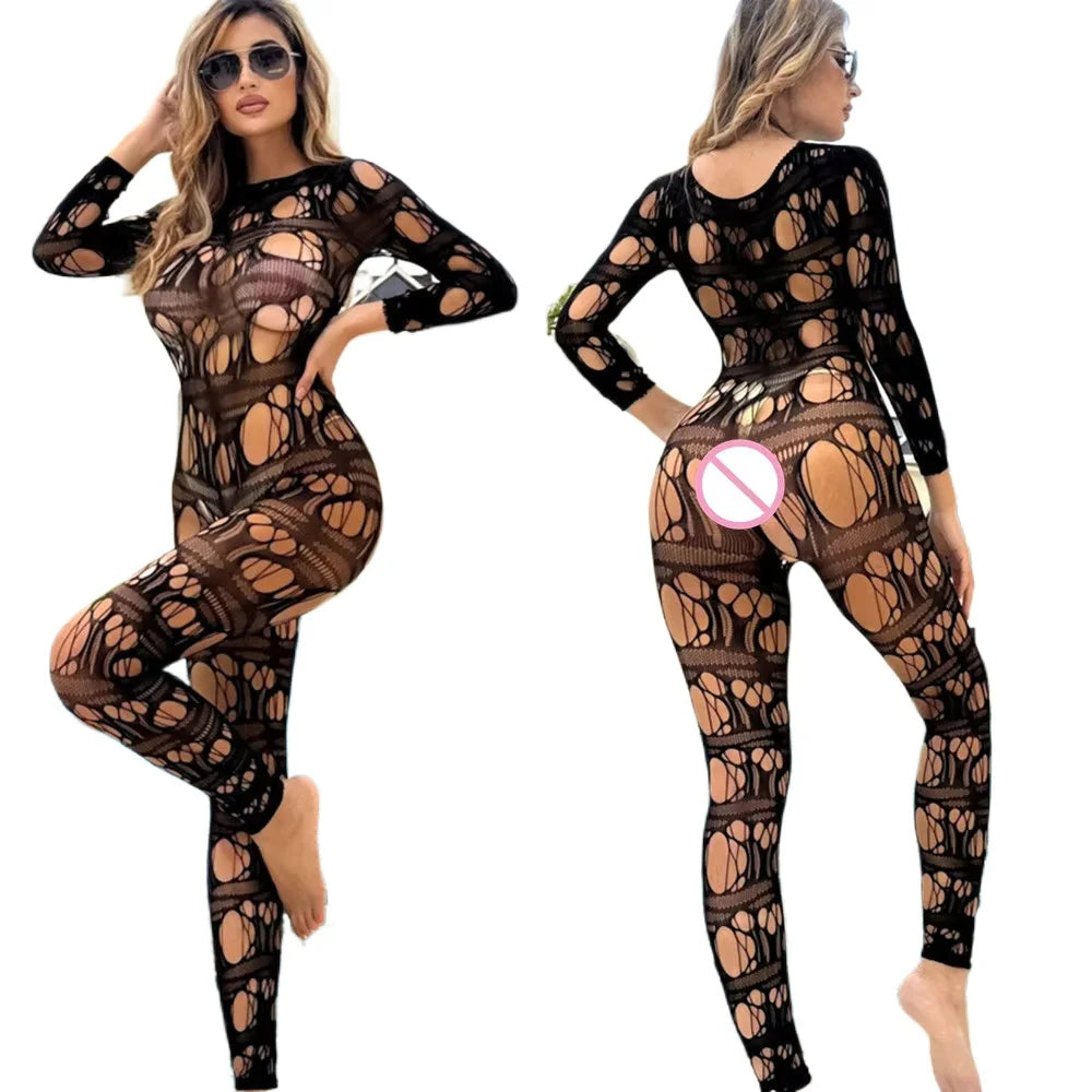 Sex Toys For Adult Couple Sexiest Fishnet Body stockings Erotic Mesh Clothes Nightclubs Sex Set Porn Underwear Female Sleepwear