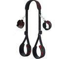 Sexual BDSM Sex Toys Sex Bondage Wrist and Thigh Restraints Set SM Sex Bondage Leg Clamps with Adjustable Straps, Sex Toys Kit