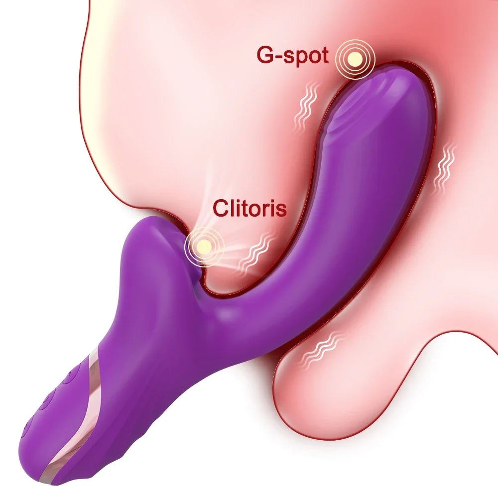 Clit Sucker Vagina Vibrator for Women G-Spot Clitoris Nipples Stimulator Female Masturbation Adult Goods Sex Toy for Women 18+