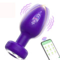 Anal Plug Vibrating Butt Plug Adult Sex Toys with APP & Remote Control Clitoral Vibrator 10 Vibration Modes for Men Women Couple