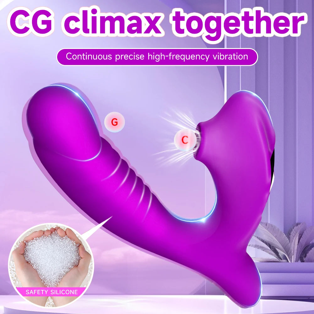 Female Sexual Toy With Vibrating Function For Sucking And Clamping On A Penis 10-Frequency Suction And Vibration Adult Product