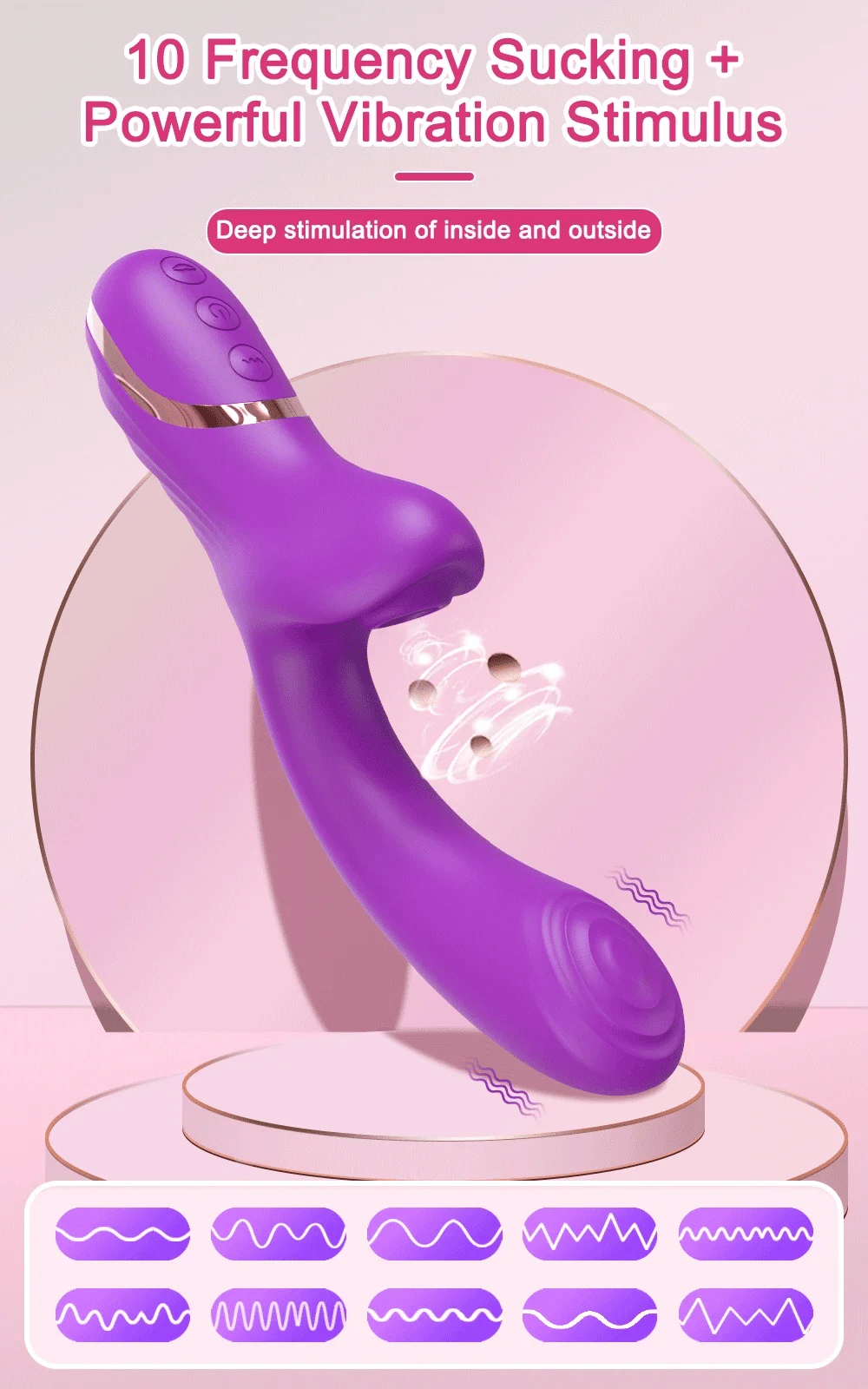 Clit Sucker Vagina Vibrator for Women G-Spot Clitoris Nipples Stimulator Female Masturbation Adult Goods Sex Toy for Women 18+