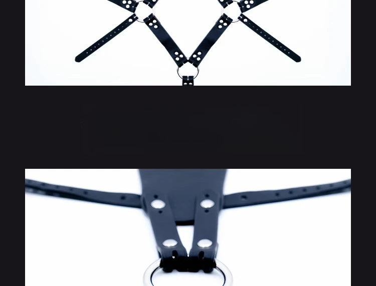 Full Body Bondage Bondage Restraint Straps BDSM Leather Chastity Belt Adult Products Exotic Sex Toys Sissy Adjustable Straps18+