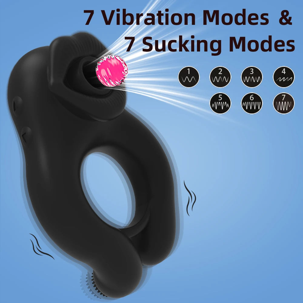 Anello vibrante per coppie in silicone – TWOSX