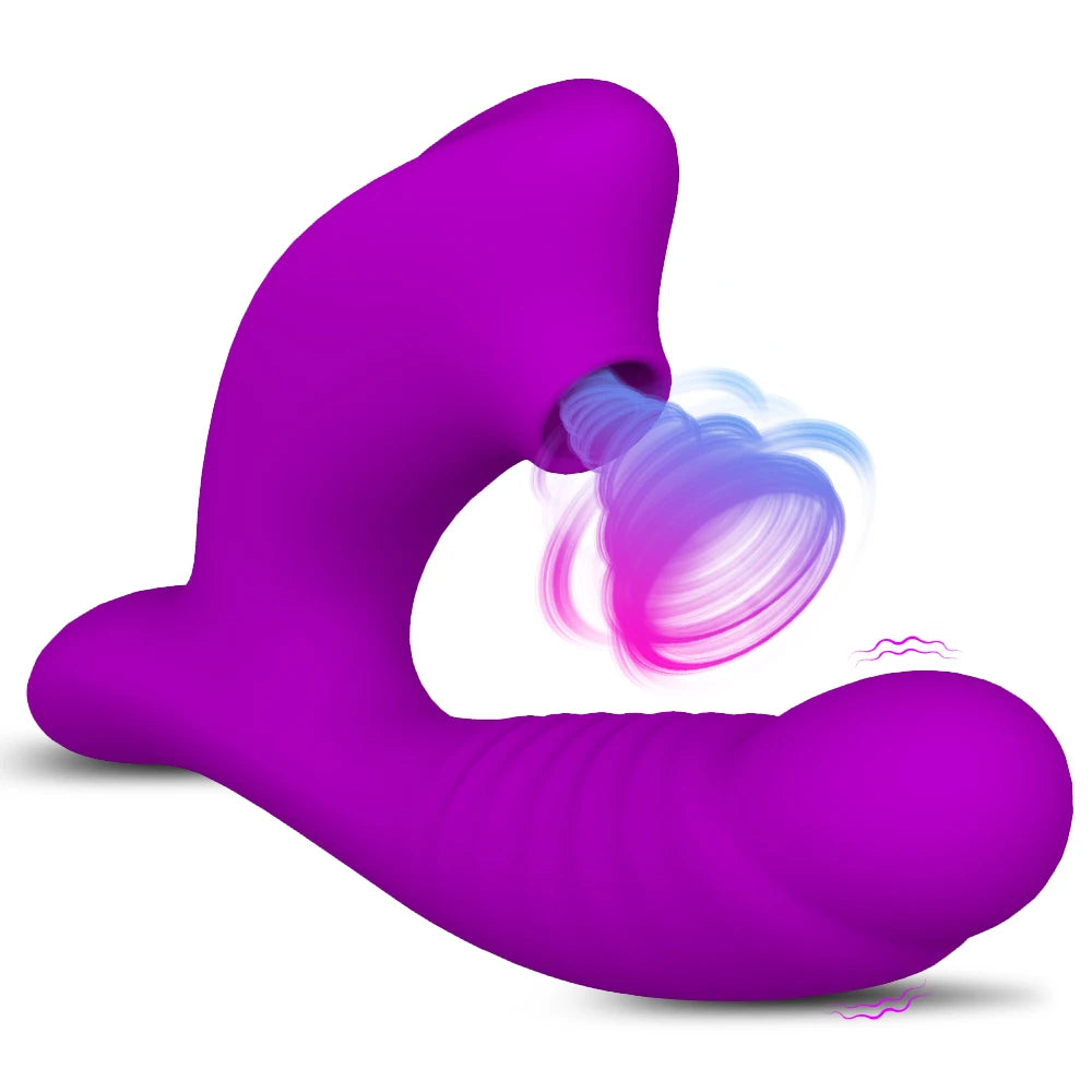 Female Sexual Toy With Vibrating Function For Sucking And Clamping On A Penis 10-Frequency Suction And Vibration Adult Product