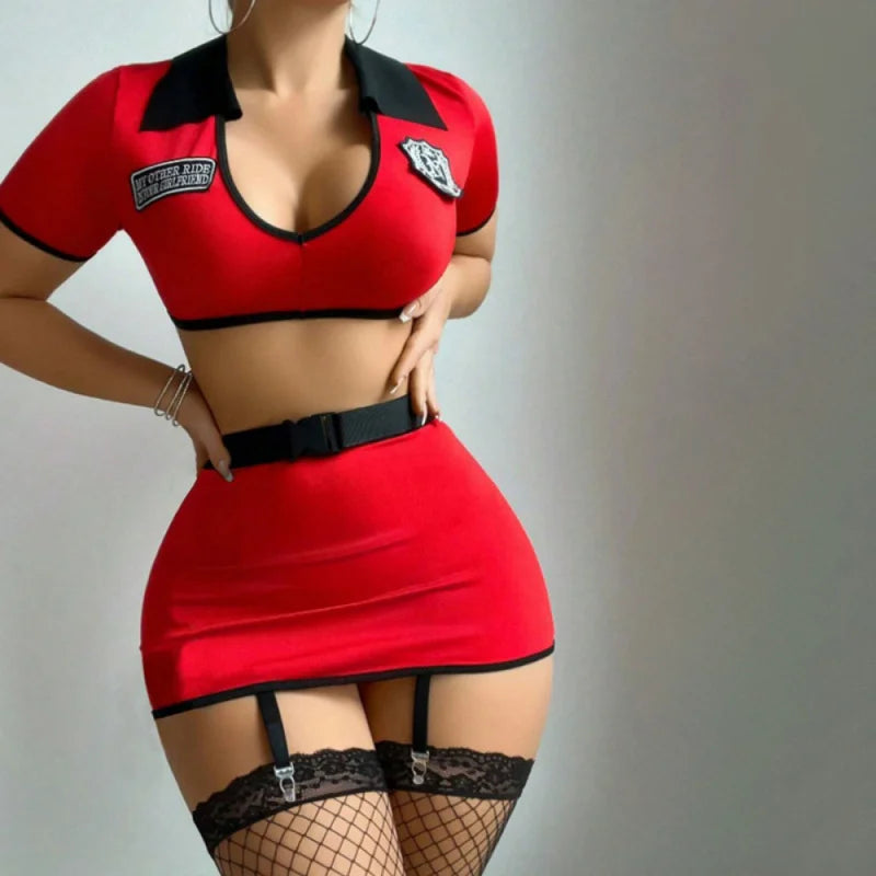 Sexy Women Police Officer Role Play Lingerie Set New Arrival European And American Cross-Border Trade Adult Lingerie?No, if it's