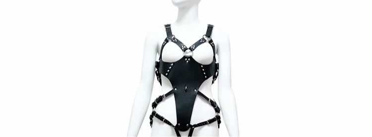 Full Body Bondage Bondage Restraint Straps BDSM Leather Chastity Belt Adult Products Exotic Sex Toys Sissy Adjustable Straps18+