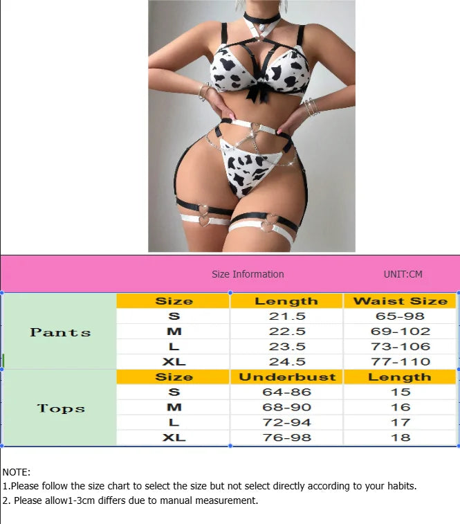 Sexy Lingerie Suit Spotted Sexy Neck Halter Pure Sensual Uniform Lingerie Split Set Women's Sexy Halter Underwear Suit