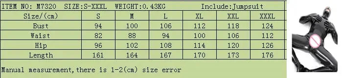 PU Leather Men Sexy Prisoner Bodysuit Faux Latex Male Erotic Jumpsuit Gays Sex Lingerie Adult Products Club Stage Costume