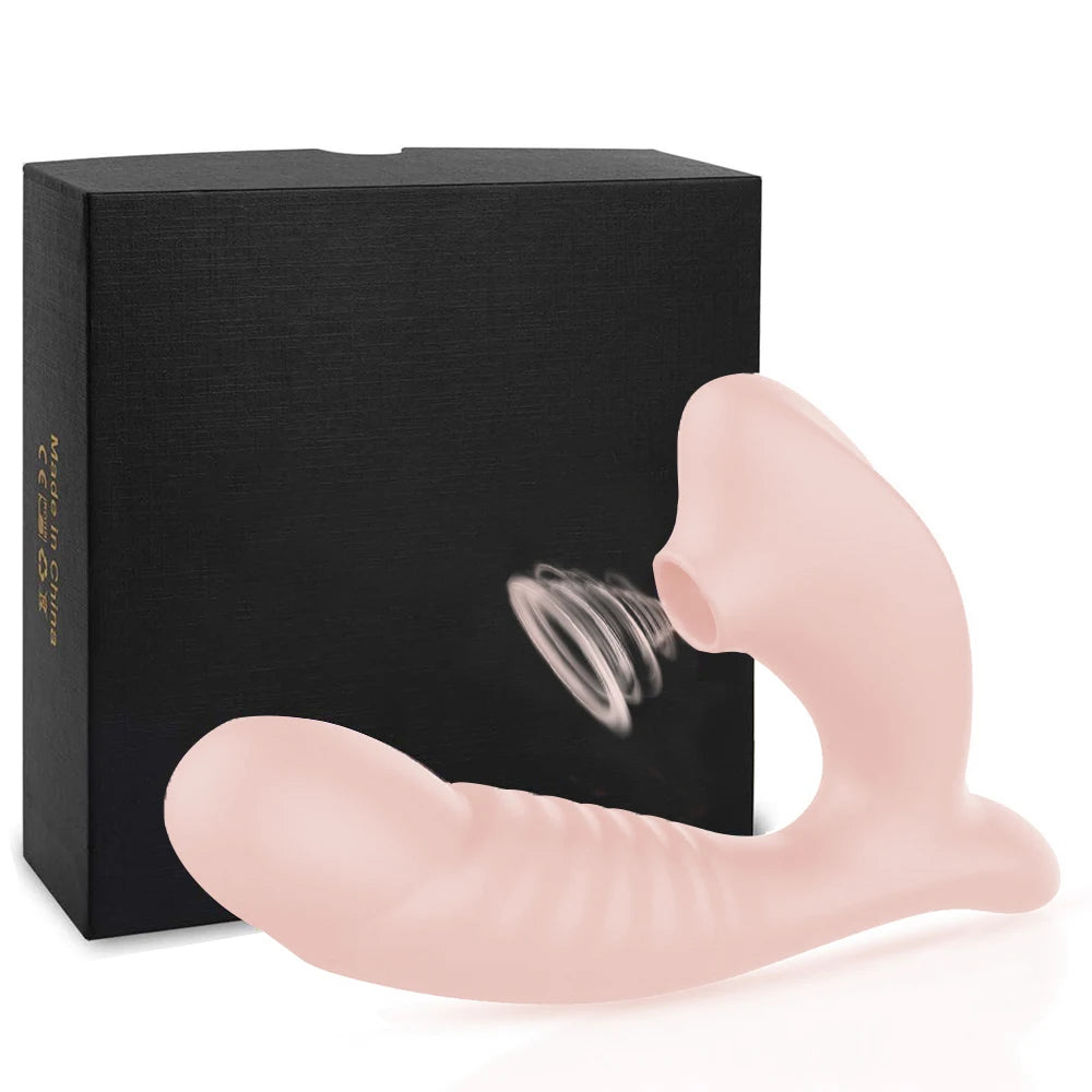 Female Sexual Toy With Vibrating Function For Sucking And Clamping On A Penis 10-Frequency Suction And Vibration Adult Product
