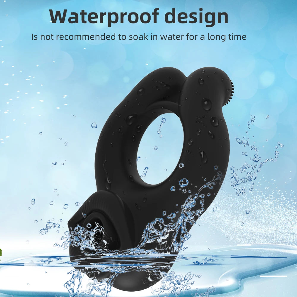 Anello vibrante per coppie in silicone – TWOSX