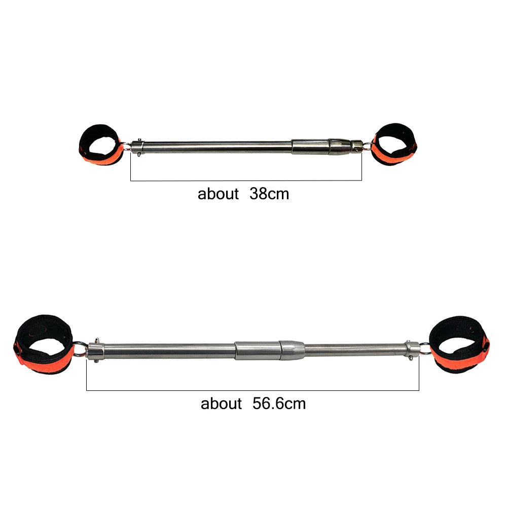 Open Leg Ankle Cuffs BDSM Bondage Adjustable Length Restraint Erotic Sex Toys for Women Sex Game Adult Position Bondage
