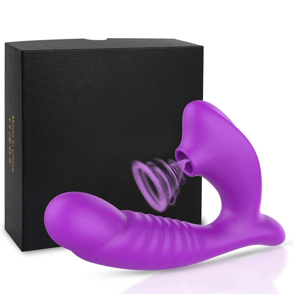 Female Sexual Toy With Vibrating Function For Sucking And Clamping On A Penis 10-Frequency Suction And Vibration Adult Product