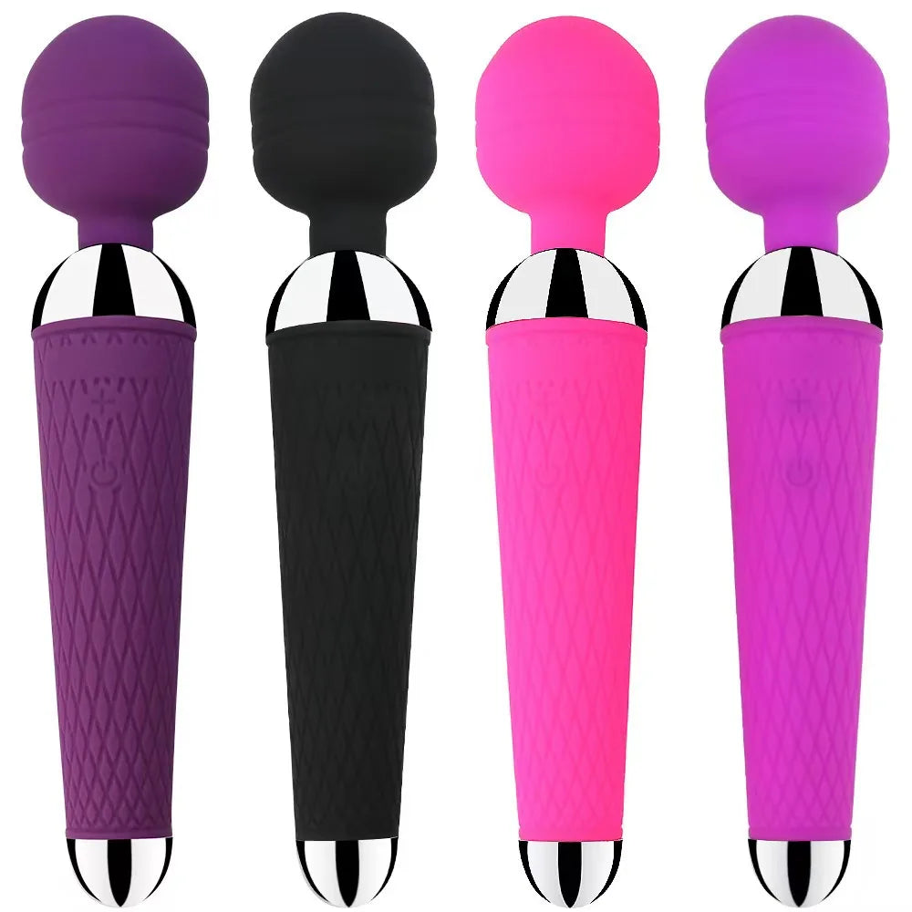 Adult Sex AV Vibrator, Clitoral and Vaginal Stimulation Vibrator Sex Toy Stick Suitable for Male and Female Masturbation Toy Sti