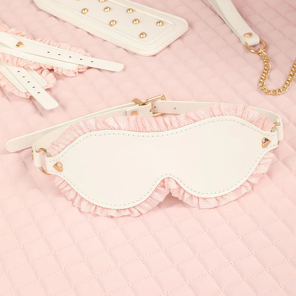 6 PCS BDSM Products Bondage Sex Toy Kits Maid Role Play Restraints Kit Sex Toys Handcuffs Collar Gag Eye Mask Couples Sex Tools
