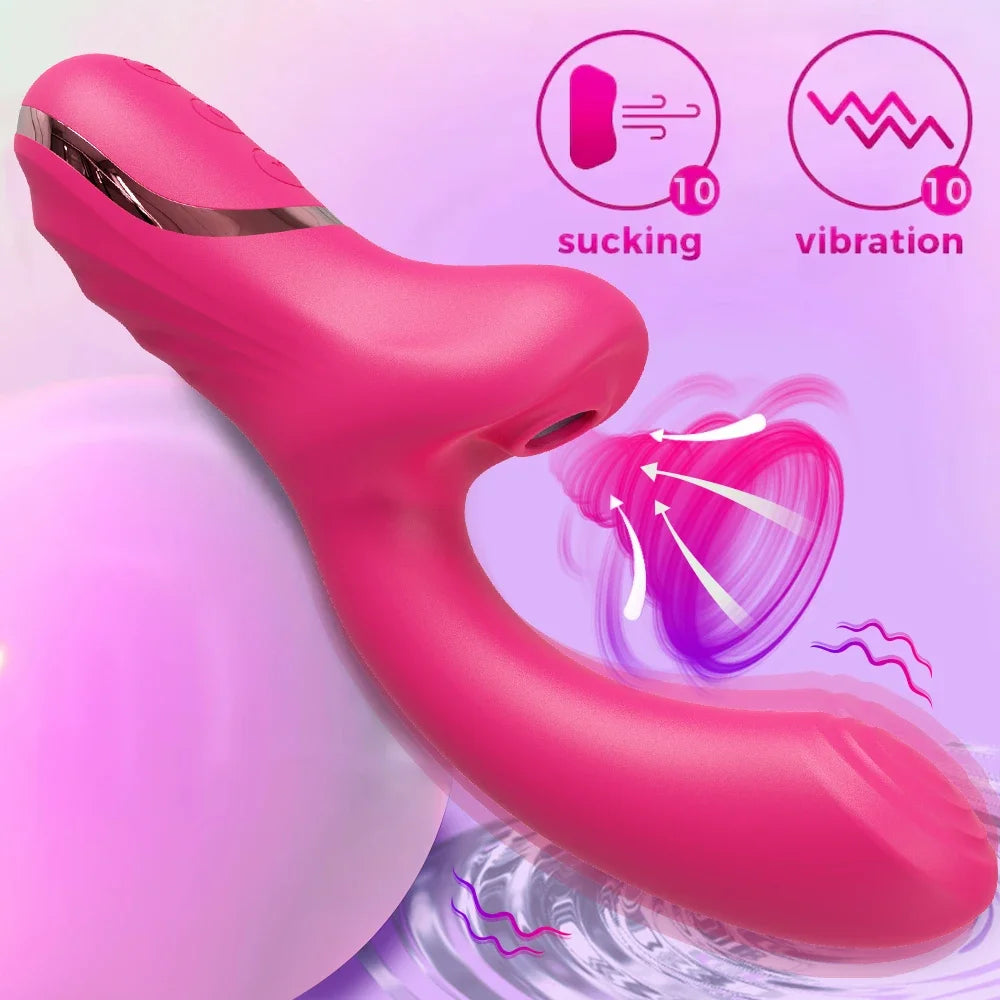 Clit Sucker Vagina Vibrator for Women G-Spot Clitoris Nipples Stimulator Female Masturbation Adult Goods Sex Toy for Women 18+
