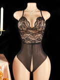 Erotic Lingerie Women  Underwear Porn Babydolls Dress Bodysuit Exotic Seductive Sleepwear Sheer Lace Bra Crotchless Sexy